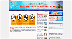 Desktop Screenshot of dostquangtri.gov.vn