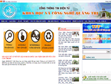 Tablet Screenshot of dostquangtri.gov.vn